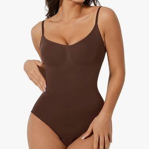 Brown Shapewear Bodysuit